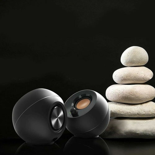 Compact Desktop Speakers — 4W Stereo Sound, USB Powered