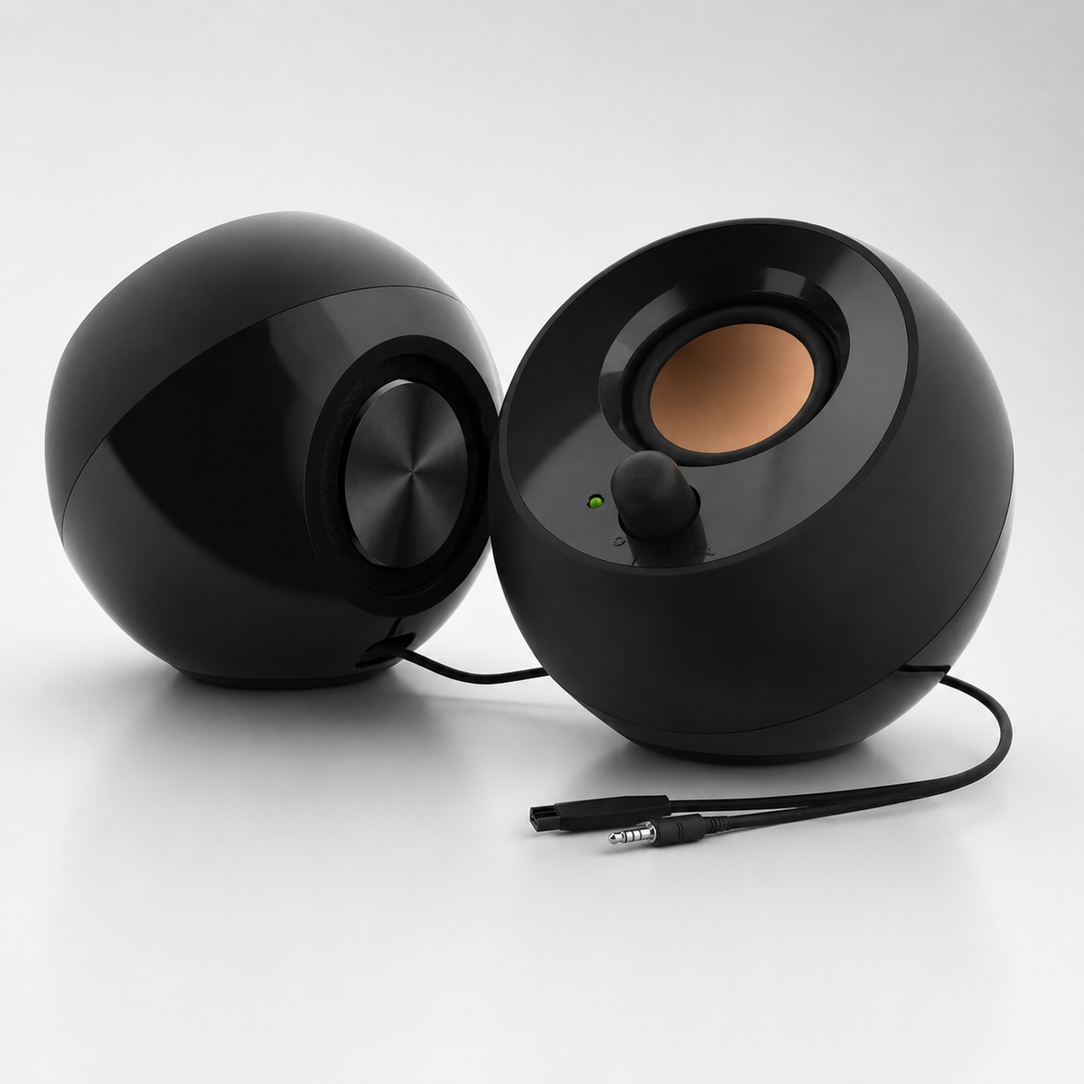 Compact Desktop Speakers — 4W Stereo Sound, USB Powered