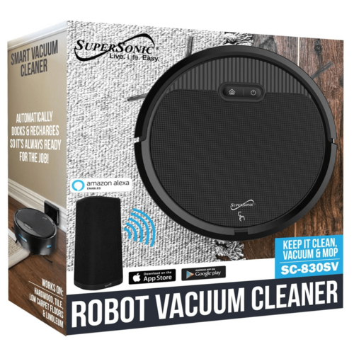 Smart Robot Vacuum Cleaner — WiFi, Alexa, Gyroscope Navigation