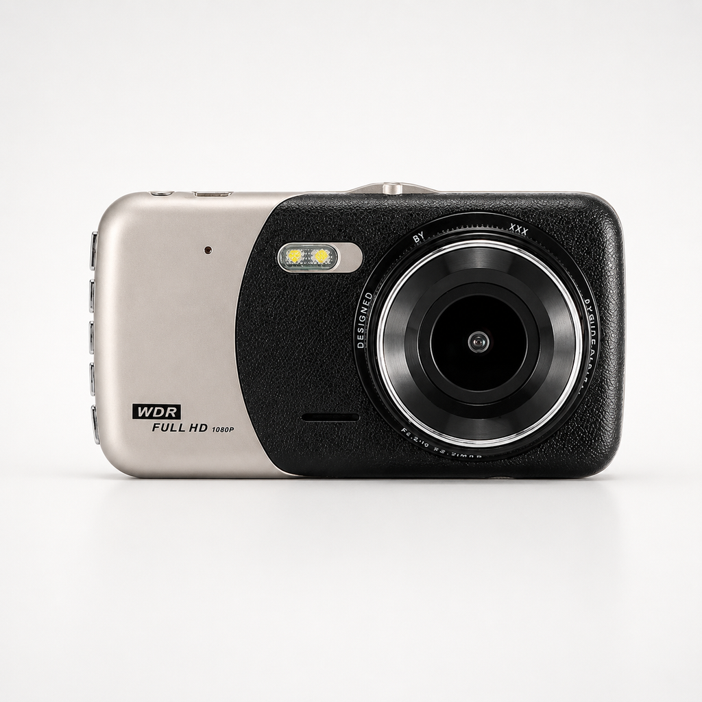 Dual Lens Dash Camera — 1080P Full HD, Front & Rear Recording