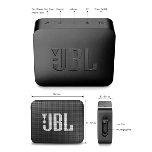 Portable Waterproof Wireless Bluetooth Speaker — IPX7 Outdoor