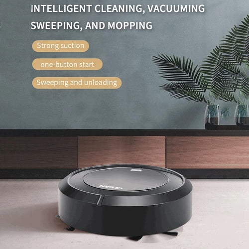 Compact Robot Vacuum Cleaner — Auto Sweep, Anti-Drop, USB Charging