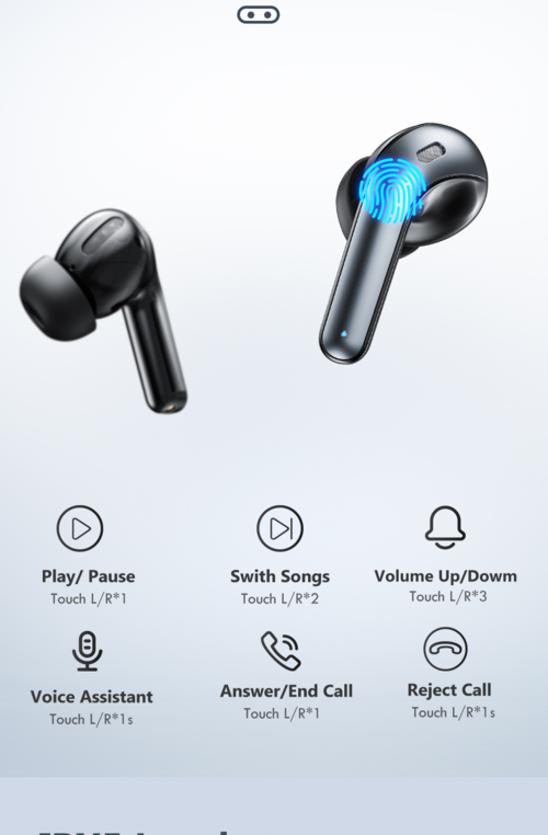 TWS Bluetooth 5.0 LED Earbuds — Compatible with iPhone & Huawei