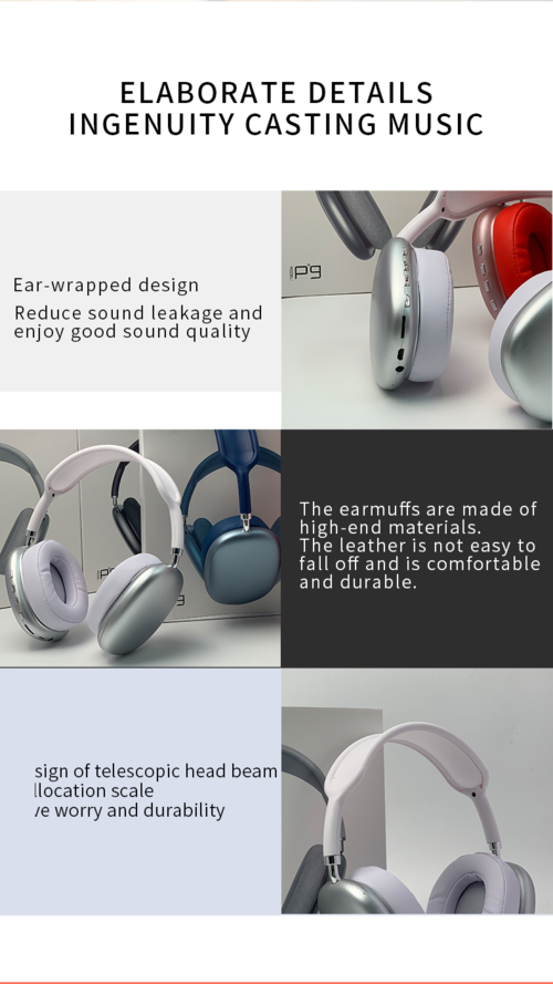 HIFI Stereo Wireless Bluetooth Headphones