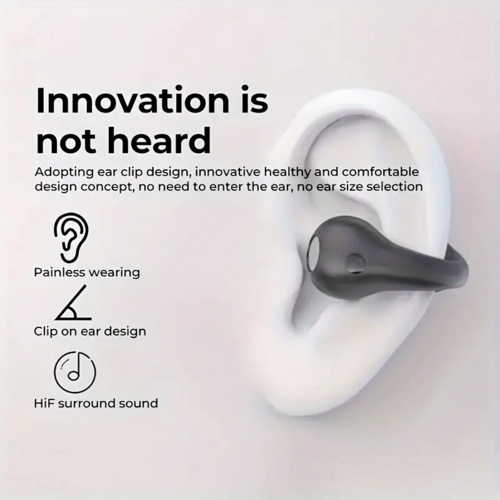 Open-Ear Clip Wireless Bluetooth TWS Earbuds