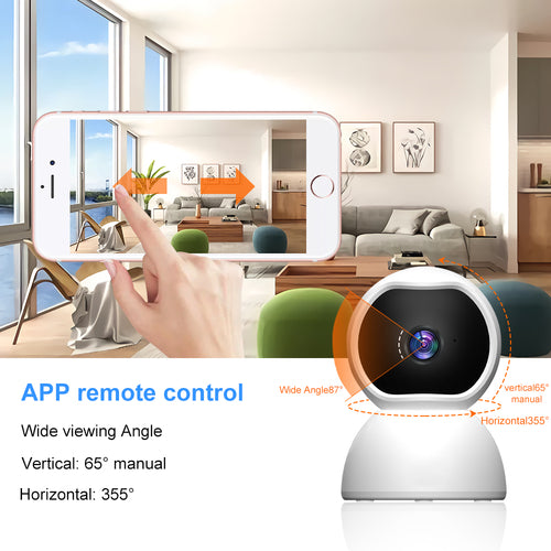Smart Indoor Security Camera — 1080P HD, Night Vision & Two-Way Audio