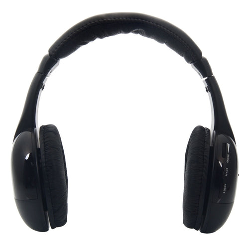 5-in-1 Wireless Headphones — Compatible with MP3, PC & TV