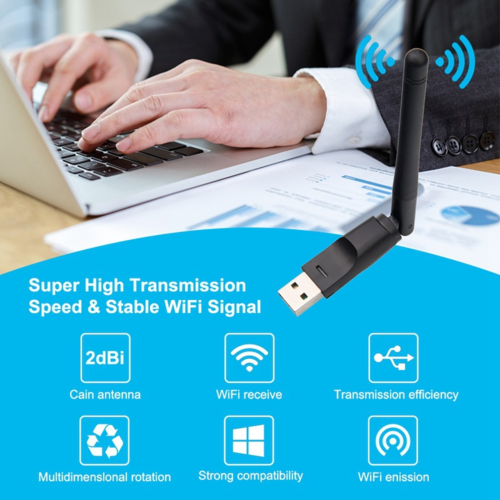 USB WiFi Adapter — Wireless Network Antenna & LAN Adapter