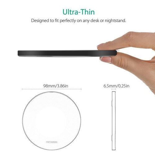 30W Wireless Charging Pad — Ultra-Thin, USB-C, iPhone 15 Compatible