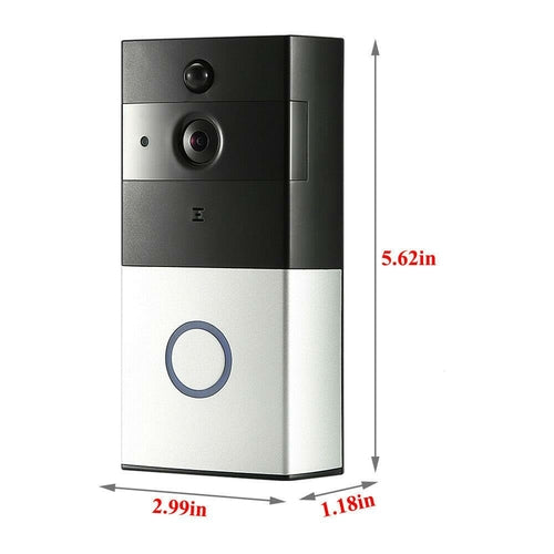 Smart Wi-Fi Video Doorbell – 720P HD, Two-Way Audio